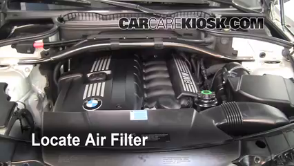 2008 BMW X3 3.0si 3.0L 6 Cyl. Filtro de aire (motor) Control